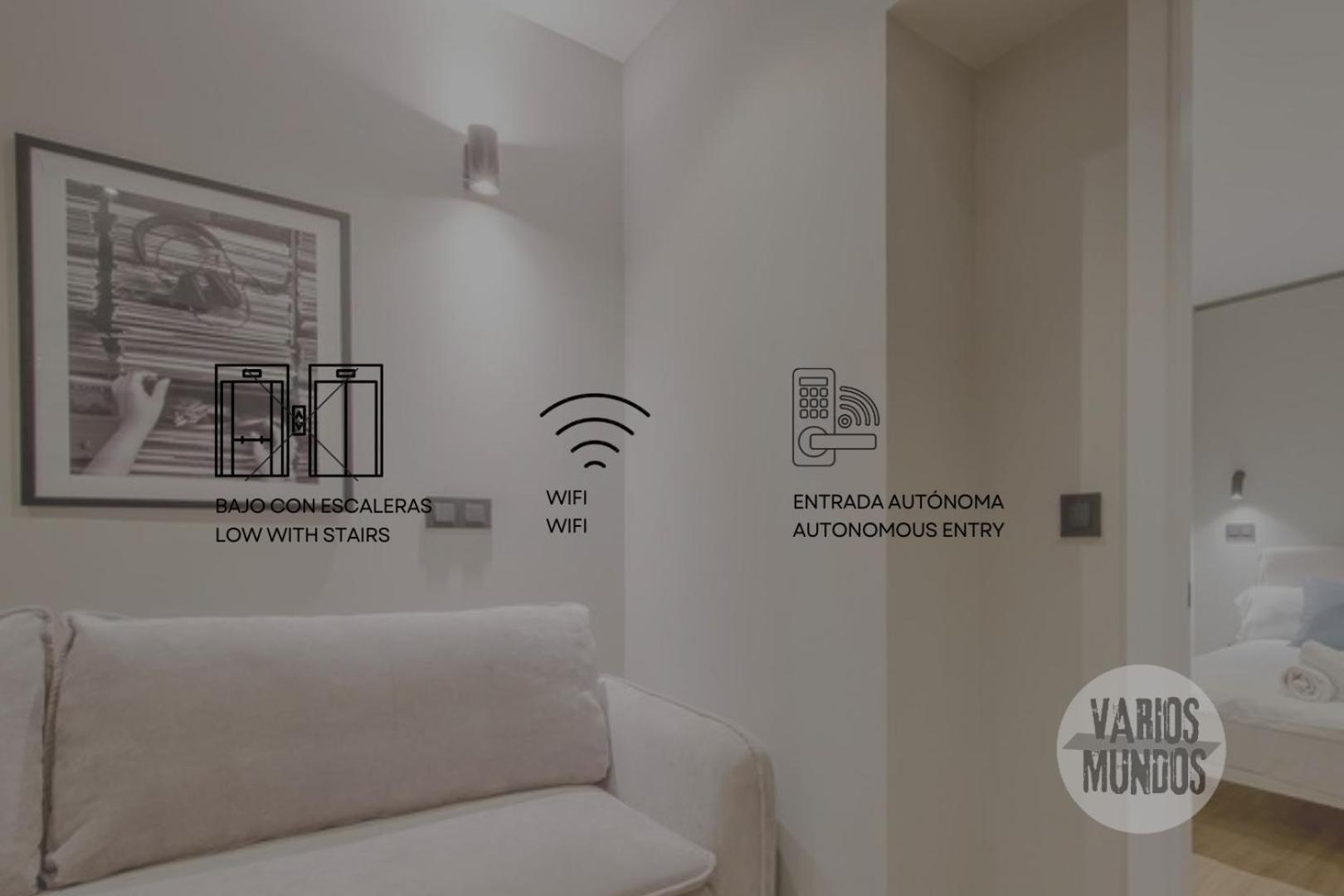 Urban And Central Apt 5Pax En Calle Silva-Gran Via E2 Madrid Exteriér fotografie