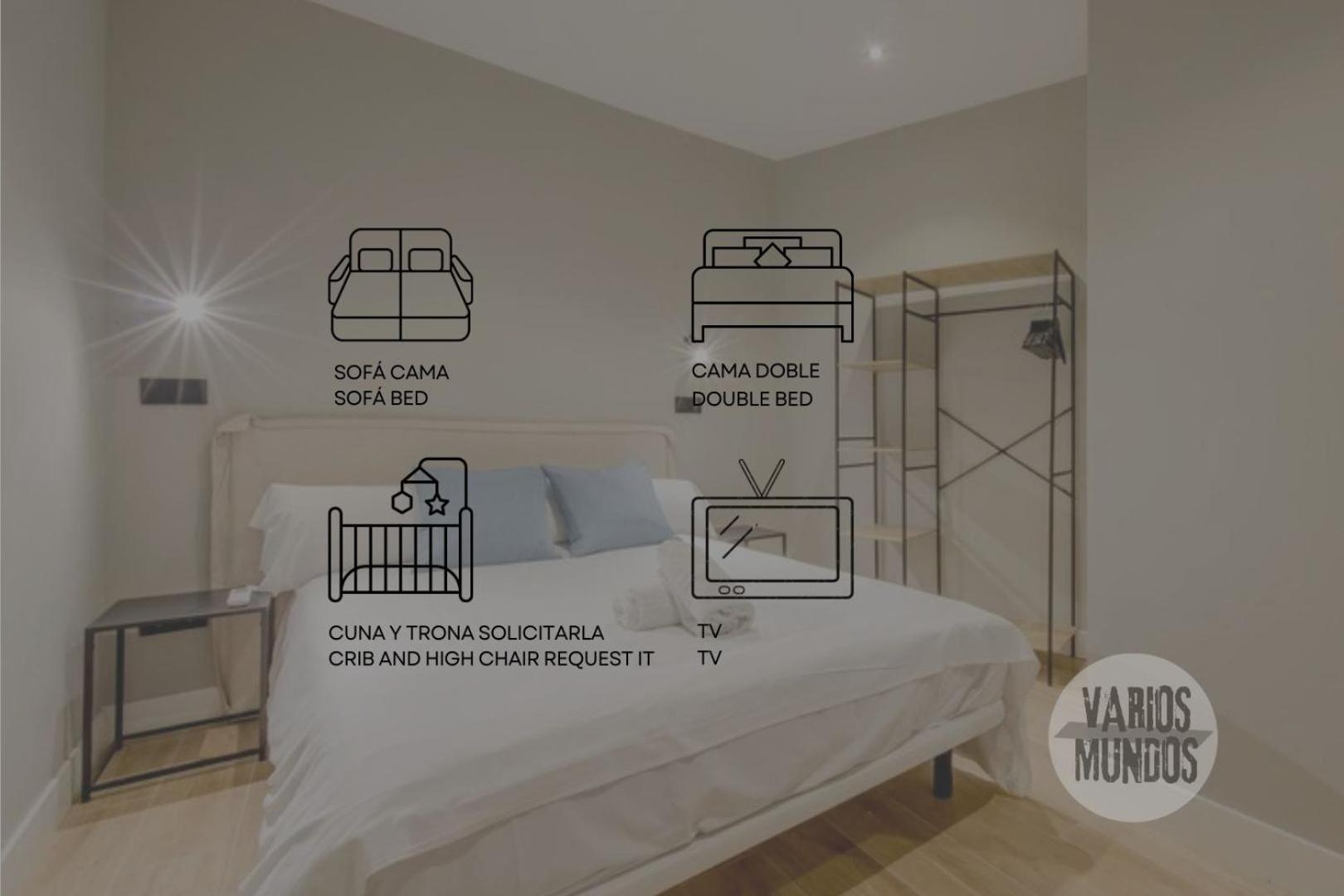 Urban And Central Apt 5Pax En Calle Silva-Gran Via E2 Madrid Exteriér fotografie